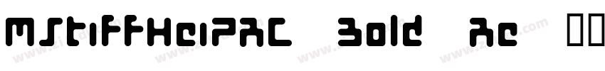 MStiffHeiPRC-Bold Re字体转换